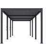 Pergola Classic 3x9 m Anthrazit | Aluminium Lamellendach freistehend Bild 5