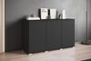 OTTO home Sideboard Kenia, moderne grifflose Kommode mit 3 Türen, Breite 120 cm (1 St), Push-to-Open-Fronten, höhenverstellbaren Einlegeböden Bild 4