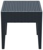 CLP Lounge-Tisch Miami aus Kunststoff,dunkelgrau 45 x 45 cm Bild 2
