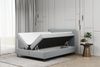 Boxspringbett Schlafzimmerbett OMERO 120x200cm Stoff Grau inkl. Bettkasten Bild 2