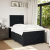 vidaXL Boxspringbett mit Matratze Schwarz 120x200 cm Samt 3290878 Bild 3
