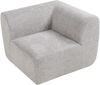 Sofa-Modul Hurvas Eckelement Bouclé Grau [en. casa] Bild 3