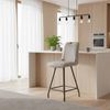 2er Set MICHIEL Barhocker grau Bild 2
