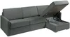 Vente-unique - CALIFE Sofa Stoff Grau - B 223 cm152 cm x H 85 cm x L 241 cm Bild 3