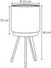 Tischlampe Goldamo Schwarz 23 x 46 cm 2er-Set Vicco Bild 3