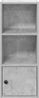 vidaXL Bücherregal Betongrau 31x24x77 cm Holzwerkstoff 860331 Bild 5