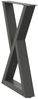 vidaXL Esstisch Beine 2 Stk. Anthrazit 50x(72-73,3) cm Stahl 4012718 Bild 4