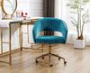 WAHSON OFFICE CHAIRS Bürostuhl aus Chenille, ergonomisch Drehstuhl mit Rollen Bild 2