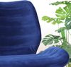 Bronx71 Esszimmerstuhl Samt Toby modern blau - 4er Set Bild 4