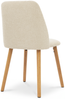 GOEURVANT 421 Esszimmerstühle 6er-Set, Chenille - Creme Bild 3