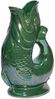 Gluckigluck Wasserkaraffe, (Original Gluggle Jug aus England), mit Gluckergeräusch, handgefertigt, ikonisches Fisch-Design, 1,2 L Bild 2