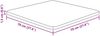 vidaXL Tischplatte Quadratisch Hellbraun 70x70x1,5cm Behandelte Eiche 343003 Bild 4
