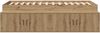 vidaXL Bettrahmen mit Speicher Artisan-Eiche 90 x 200 cm Holzwerkstoff 3335196 Bild 5