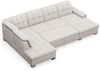 Selsey 'Jamaal' Wohnlandschaft mit Schlaffunktion und Stauraum rechtsseitig, creme Bild 4