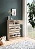 FINEBUY Schuhschrank FB102985 (Schuhkipper Weiß 71x110x24 cm Geschlossen) Schuhregal Flurschrank mit Ablage, Flurkommode Bild 4