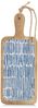 ZELLER 25690 Servierbrett BLAU aus Mangoholz, ca. 38 x 15,2 x 2,5 cm Bild 2