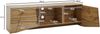 Lowboard Holz Eiche-Dekor 160 x 50 x 40 cm TV-Kommode mit zwei Türen, Design TV-Schrank Hoch, Fernsehtisch Fernsehschrank Modern, Fernsehkommode Wohnzimmer Bild 4