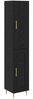vidaXL Highboard 2 pcs Schwarz Eichen-Optik Holzwerkstoff 3416119 Bild 2