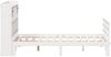 vidaXL Massivholzbett mit Regal ohne Matratze Weiß 160x200 cm Kiefer 3322801 Bild 5