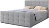 AX LIVING Bett mit Bettkasten 160x200 cm Argentaro graues Boxspringbett Bild 3