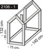 Hausbett Kernbuche Massivholz 70x140 cm Bild 3