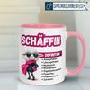 Momentals Tasse Chefin – „Schäffin - Definition“ – Geschenk Becher Chefin, Gratis Versand · Links-&Rechtshänder · Spülmaschinenfest Bild 2