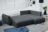 AX LIVING Kayseri Eckschlafcouch mit Bettkasten 268 cm grau Bild 4