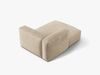 Micadoni Recamiere Martina 1-Sitzer Links Samt Helles Beige Bild 3