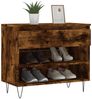 vidaXL Schuhregal Räuchereiche 70x36x60 cm Holzwerkstoff 831441 Bild 3
