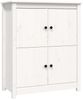 vidaXL Sideboard Weiß 83 x 41,5 x 100 cm Massivholz Kiefer [821508] Bild 2