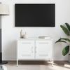 vidaXL TV-Schrank Weiß 68x39x50,5 cm Stahl 842944 Bild 3