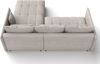 AX LIVING Beige Ecksofa mit Schlaffunktion und Bettkasten Cosmova 248 Bild 4