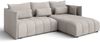 AX LIVING Beige Ecksofa mit Schlaffunktion und Bettkasten Cosmova 248 Bild 2