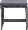vidaXL 17-tlg. Garten-Essgruppe mit Auflagen Poly Rattan Grau 46430 Bild 3