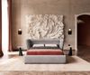 Polsterbettgestell Simea 140x200 cm Mikrofaser Grau Bild 2