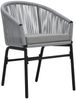vidaXL 3-tlg. Bistro-Set mit Kissen PE-Rattan Grau 48140 Bild 4