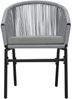 vidaXL 3-tlg. Bistro-Set mit Kissen PE-Rattan Grau 48140 Bild 5