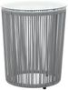 vidaXL 3-tlg. Bistro-Set mit Kissen PE-Rattan Grau 48140 Bild 2