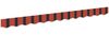 vidaXL Markisenschürzen-Ersatz Orange / Schwarz / Gelb 2,5 m Polyester 42000694 Bild 2