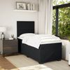 vidaXL Boxspringbett mit Matratze Schwarz 90x190 cm Samt 3290782 Bild 3