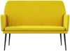 vidaXL Sitzbank Gelb 108x79x79 cm Samt 351388 Bild 3