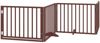 vidaXL 10-tlg. Hundetor mit Tür Faltbar Braun 800 cm Pappelholz 3155579 Bild 3