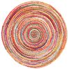 Juteteppich - ML-Indigostripy 160 x 160 cm - mehrfarbig - rund Bild 2