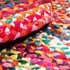 Juteteppich - ML-Indigostripy 160 x 160 cm - mehrfarbig - rund Bild 5