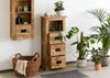 Kommode Mango 50x30x120 natur lackiert RAILWAY #181 Bild 3