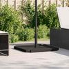 vidaXL Schirm-Gewichtsplatten 4 Stk. Schwarz Granit Dreieckig 14 kg 3318587 Bild 4