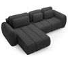 Ecksofa Schlafsofa Sofa CARIA in Stoff Quelle Anthrazit Ottomane Links Bild 2