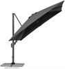 Schneider Schirme Ampelschirm, Rhodos Twist 2025, Anthrazit / Schwarz, 3x3 m Bild 4