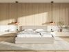 Selsey 'Alegre' Polsterbett mit Chenille-Bezug und Stauraum, hellbeige , 160x200 cm Bild 2