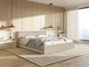 Selsey 'Alegre' Polsterbett mit Chenille-Bezug und Stauraum, hellbeige , 160x200 cm Bild 3